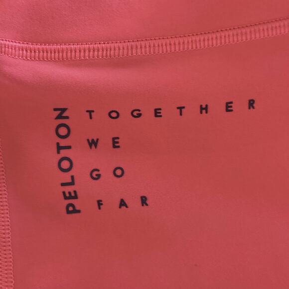 Peloton women’s Small red leggings hi-rise workout exercise yoga gym - Picture 6 of 7